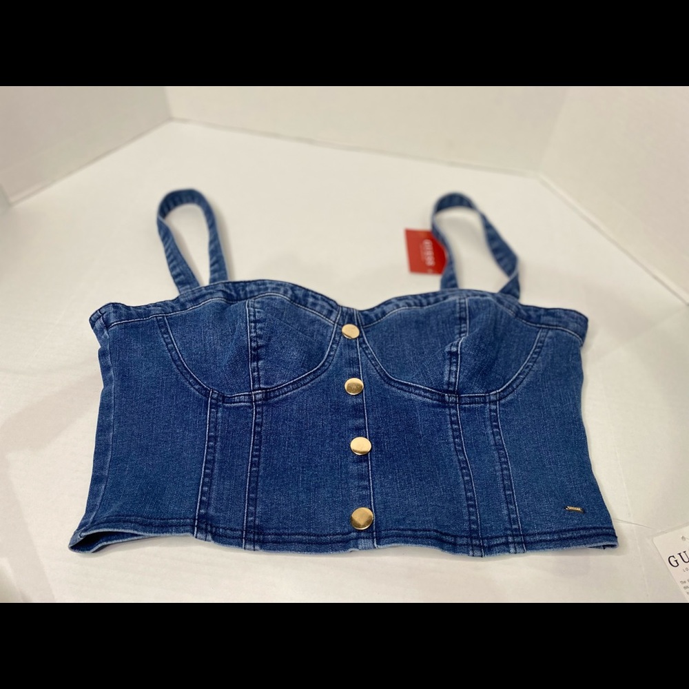 Guess Denim Crop Top